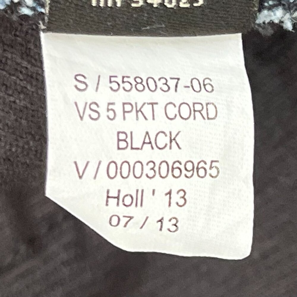 BANANA REPUBLIC PIMA COTTON CORDUROY STRAIGHT JEANS MEN’S sz 34W 34L Black - Picture 8 of 12